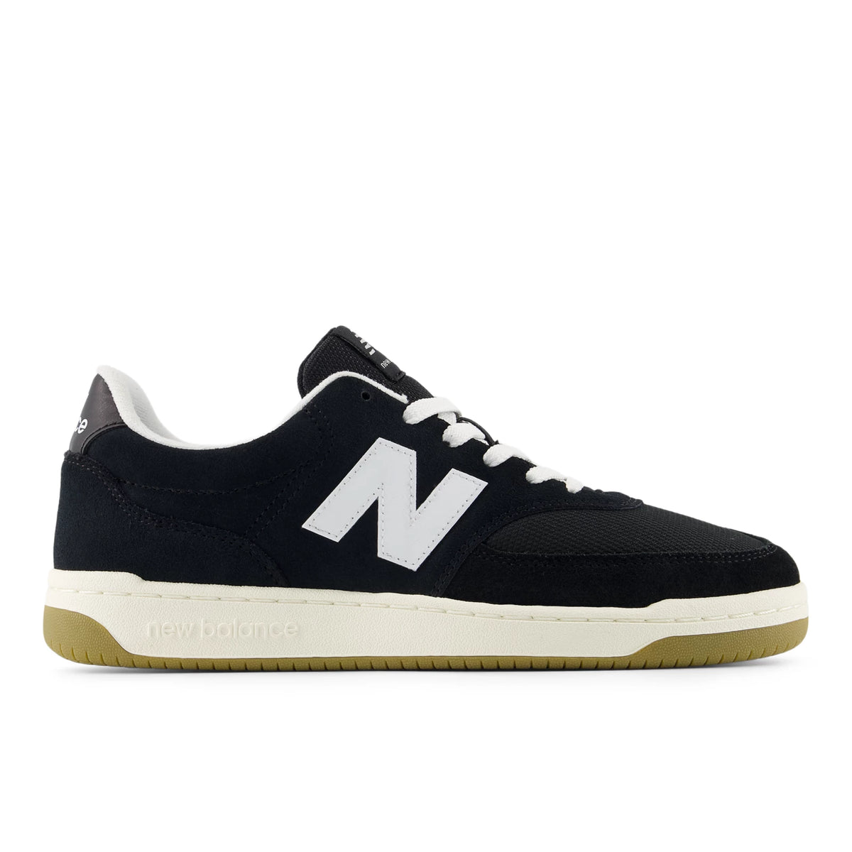 New Balance BB80 Black with White and Sea Salt