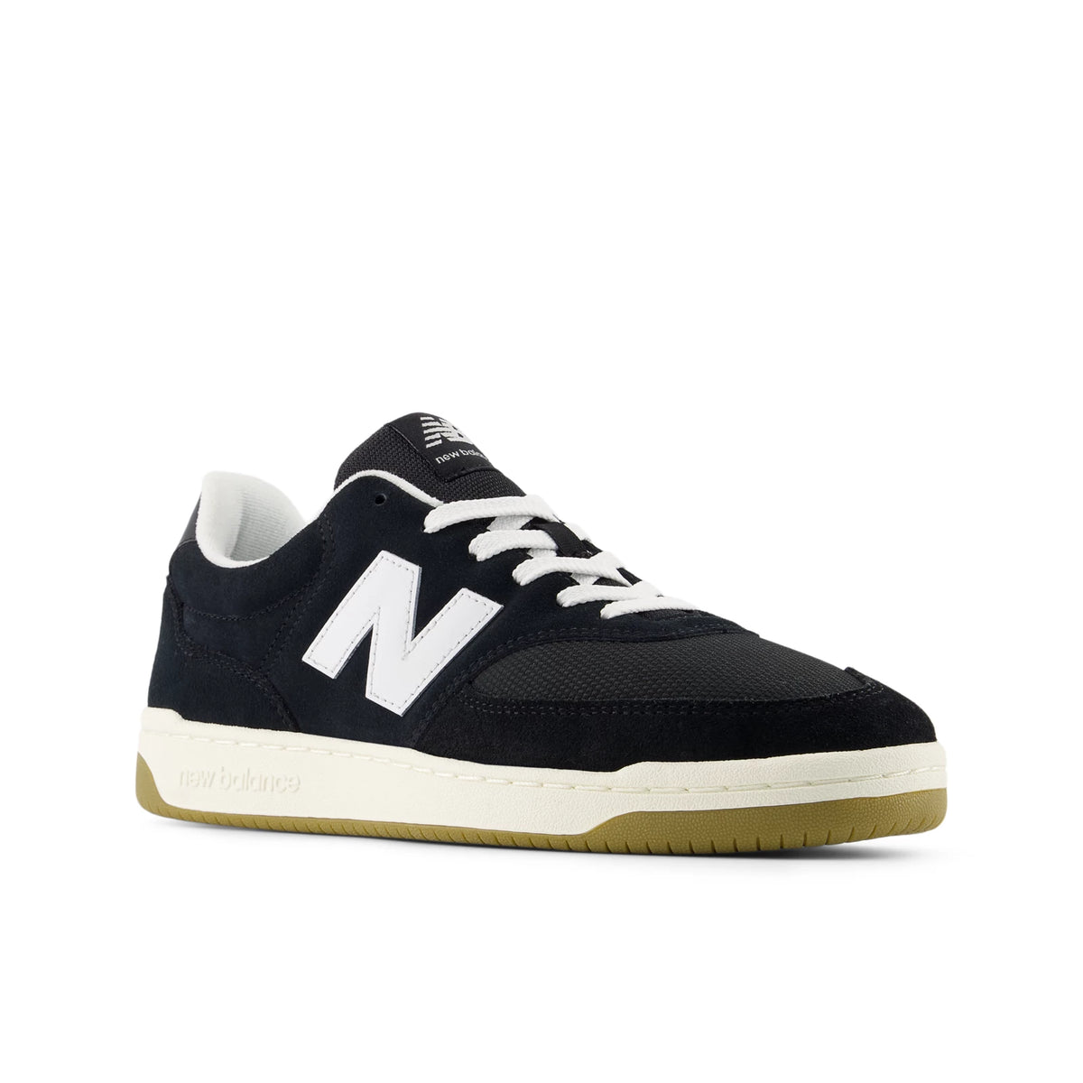 New Balance BB80 Black with White and Sea Salt