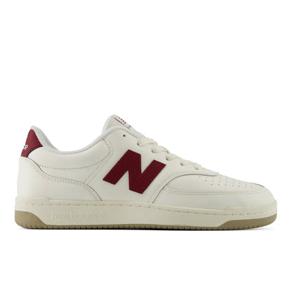 New Balance BB80 Sea Salt with Podium Red