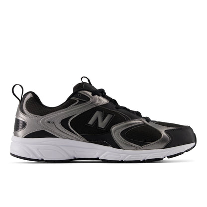 New Balance 408 Black Cement with Dark Silver Metallic and Black