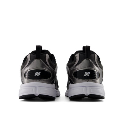 New Balance 408 Black Cement with Dark Silver Metallic and Black