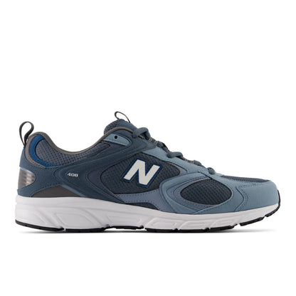 New Balance 408 Zinc Blue with Shadow Blue and White