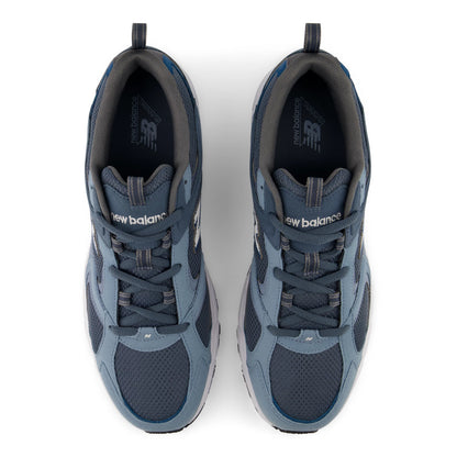 New Balance 408 Zinc Blue with Shadow Blue and White