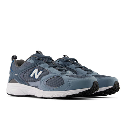 New Balance 408 Zinc Blue with Shadow Blue and White