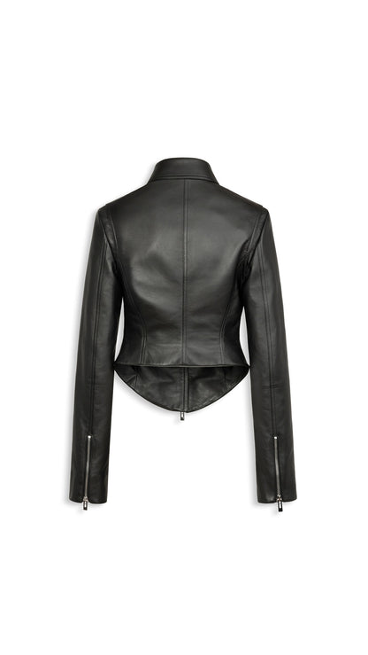 Alaïa Lambskin Biker Jacket