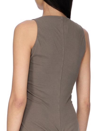 Rick Owens V Neck Column Dress