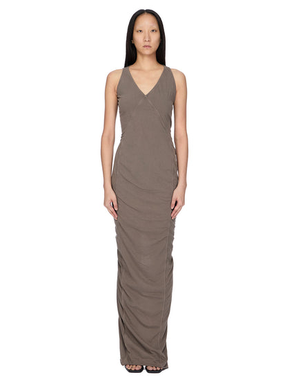 Rick Owens V Neck Column Dress