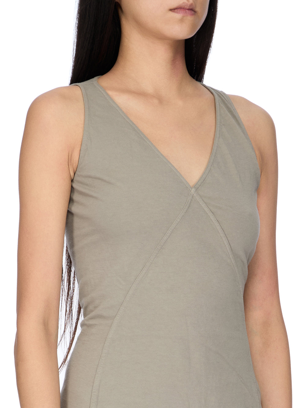 Rick Owens V Neck Column Dress
