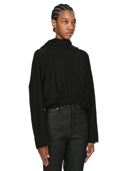 Rick Owens Cropped Hooded Top