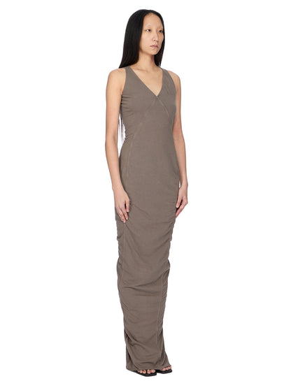 Rick Owens V Neck Column Dress