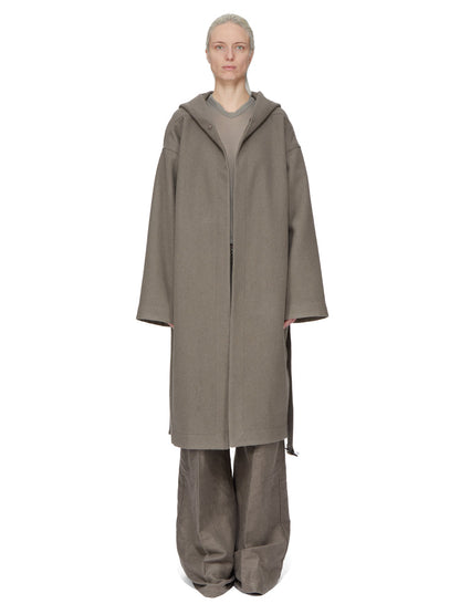 Rick Owens Cropped Hooded Rib LS T