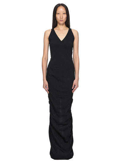 Rick Owens V Neck Column Dress