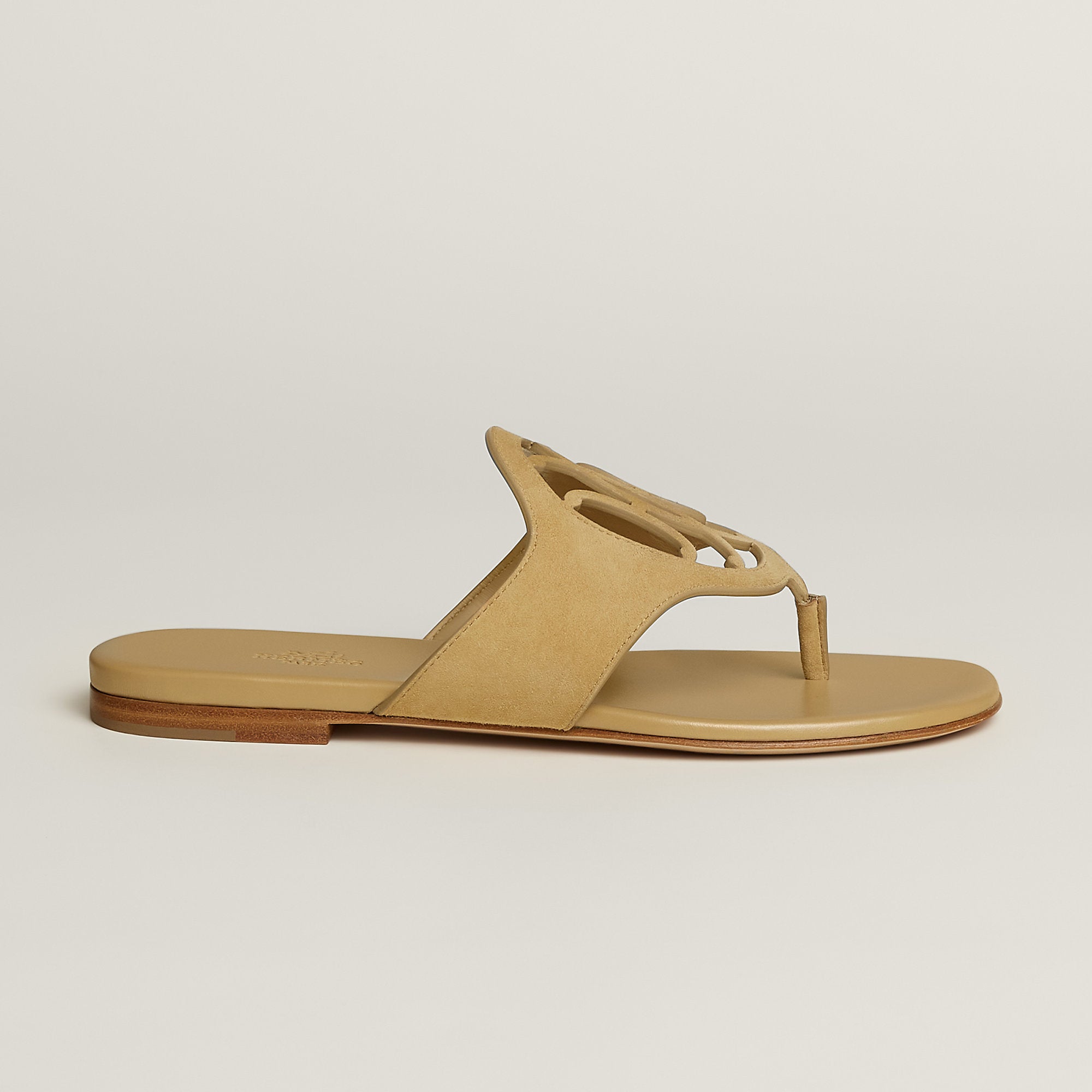  Hermes Mage Sandal Beige Albtre