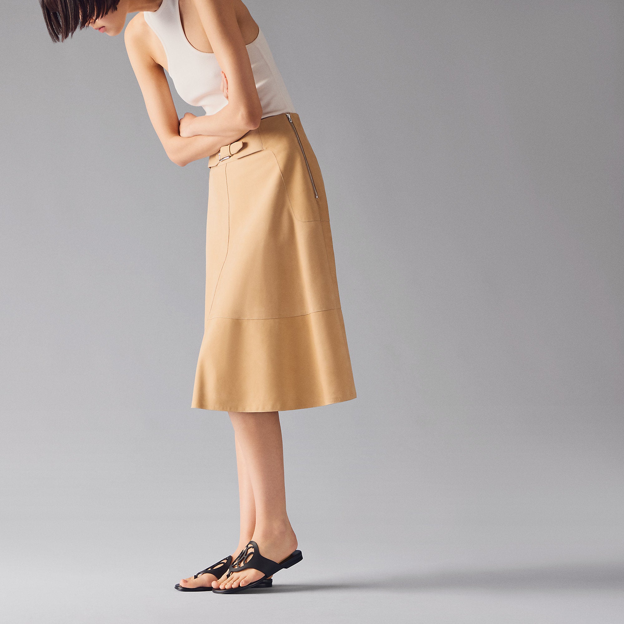  Hermes Mage Sandal Noir