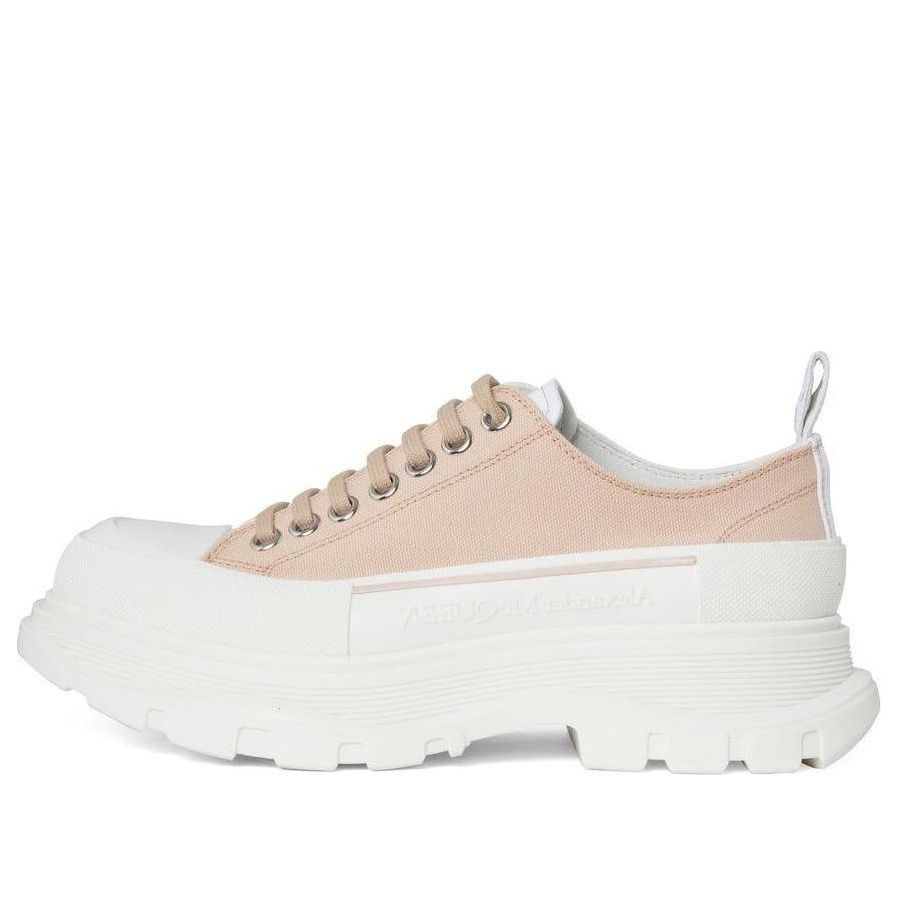Alexander McQueen Tread Slick Low Lace Up Blush Bone (Women's)