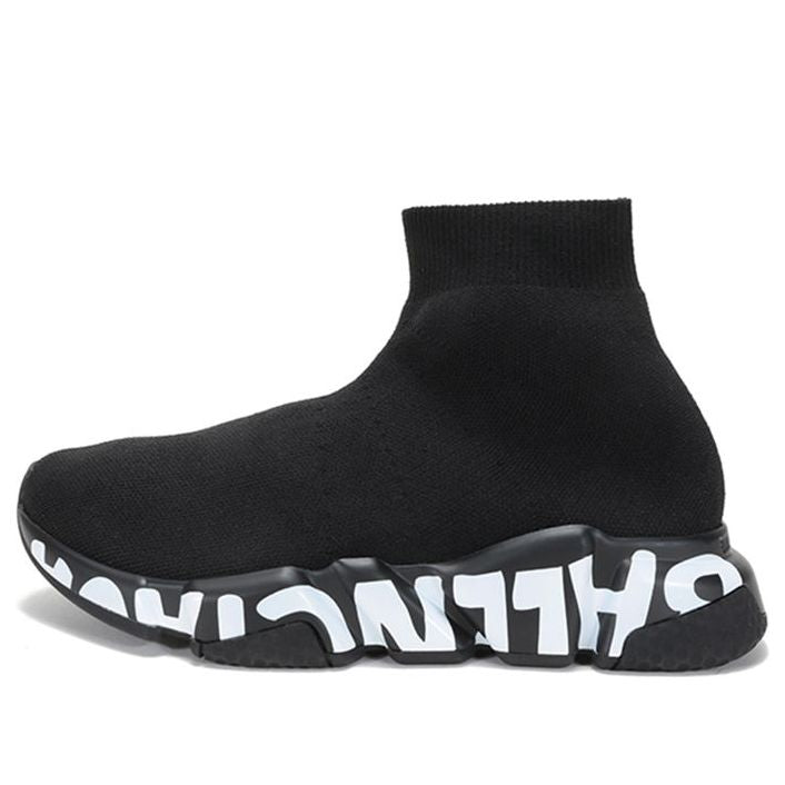 Balenciaga Speed Graffiti Black White (Women's)