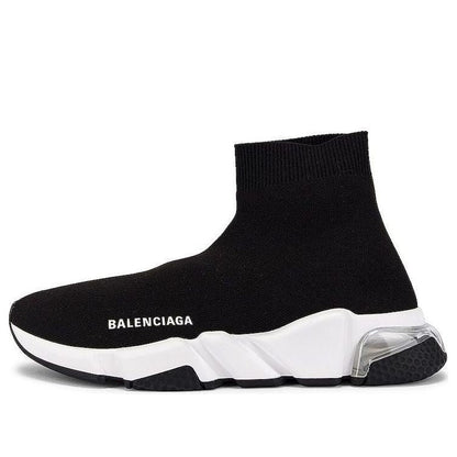 Balenciaga Speed Clear Sole Black White (Women's)