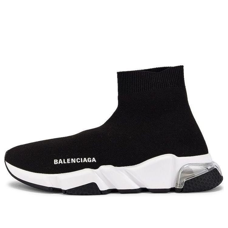 Balenciaga Speed Clear Sole Black White (Women's)