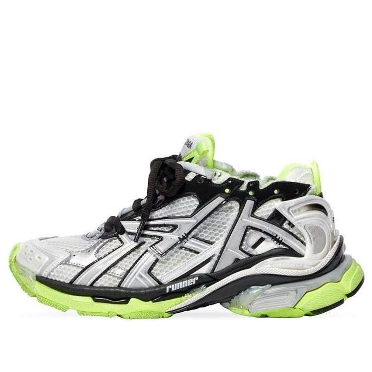 Balenciaga Runner White Neon Yellow