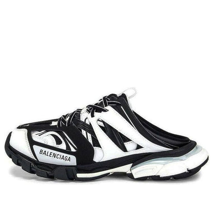 Balenciaga Track Mule Black White