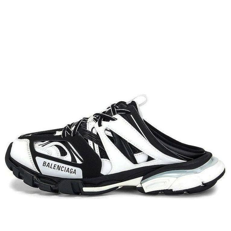 Balenciaga Track Mule Black White