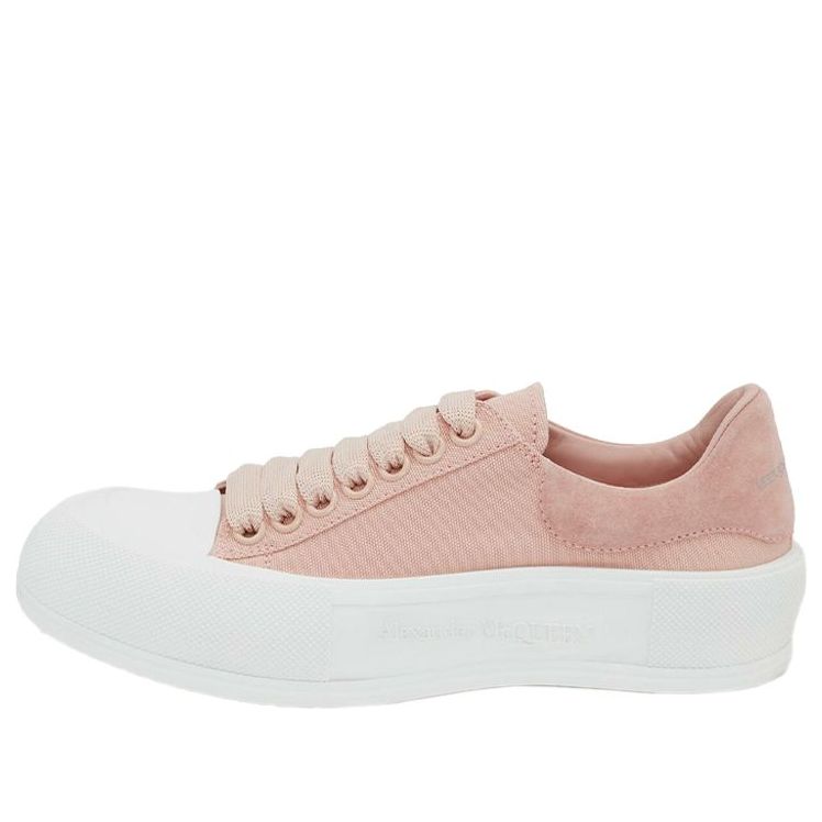 Alexander McQueen Deck Skate Plimsoll Lace-Up Magnolia (Women's)