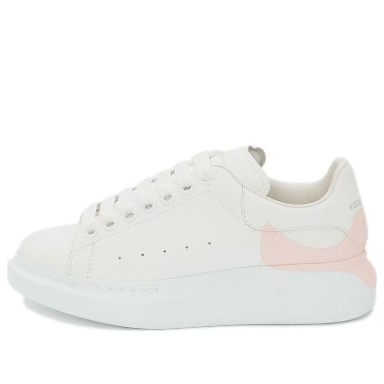 Alexander McQueen Oversized Drop Heel Counter Print White Rose (Women's)