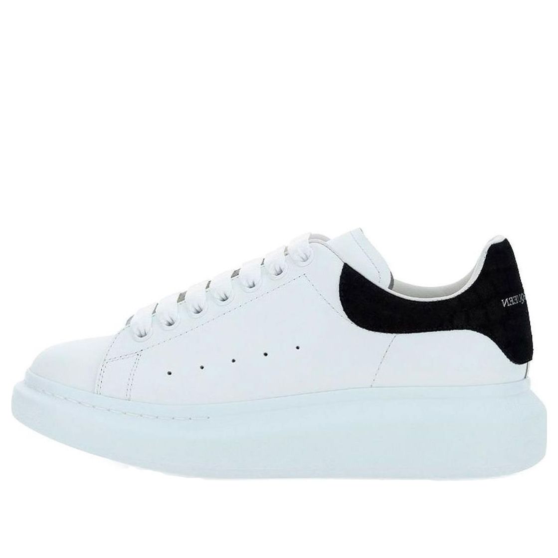 Alexander McQueen Oversized Black Embossed Suede Croco