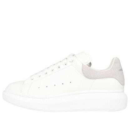 Alexander McQueen Oversized White Light Grey Croc