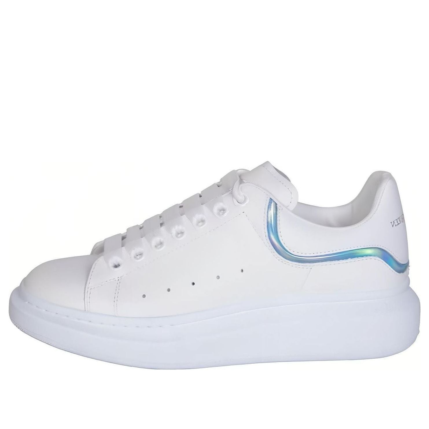 Alexander McQueen Oversized White Iridescent Stripe
