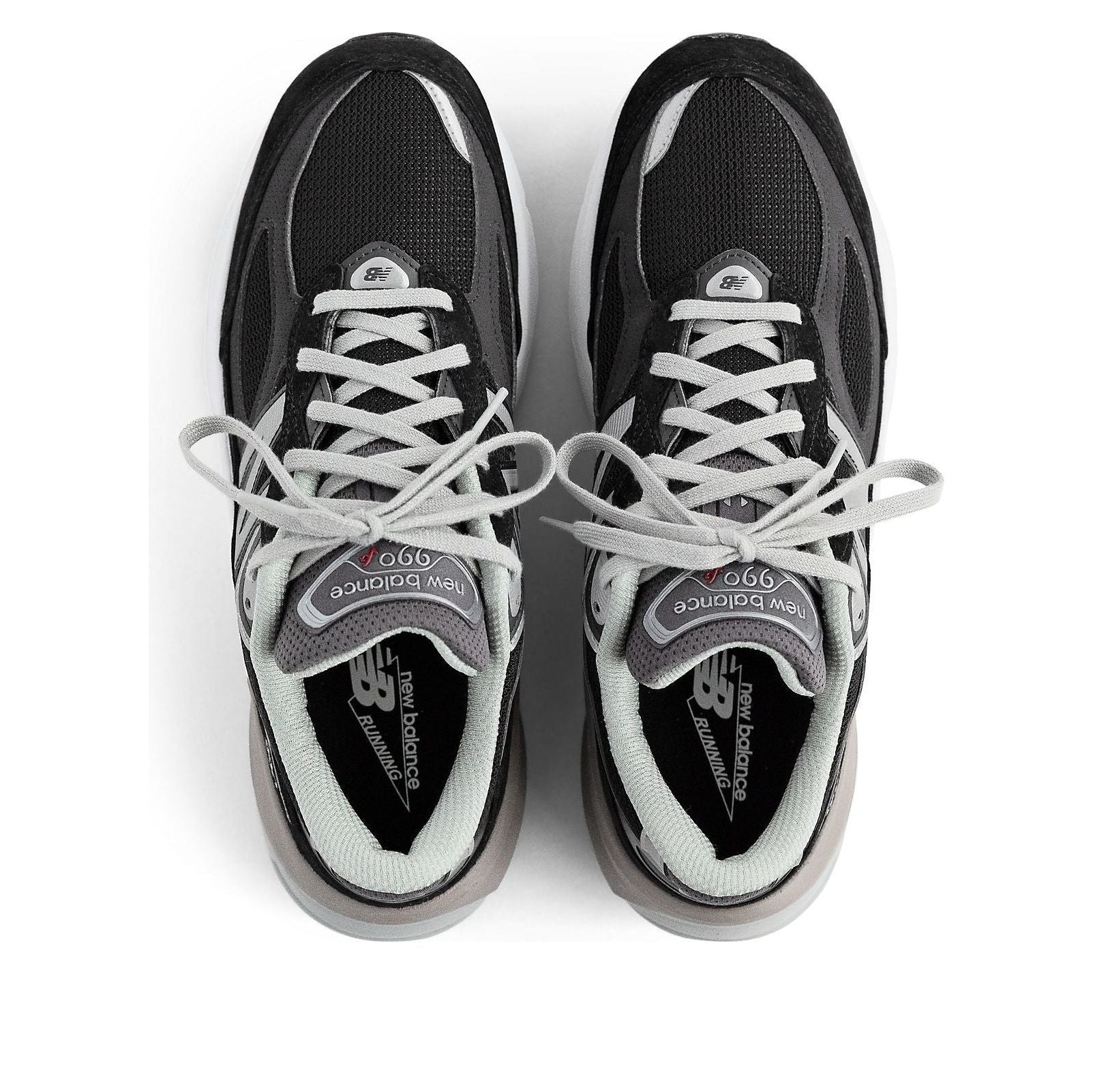 New Balance 990v6 MiUSA Black Grey White (Women's)