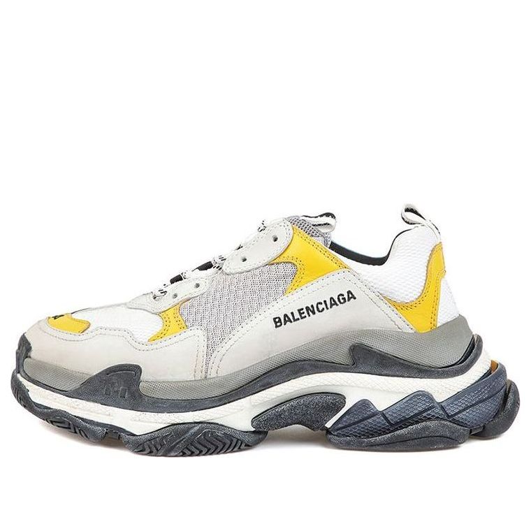 Balenciaga Triple S Split White Light Grey Yellow