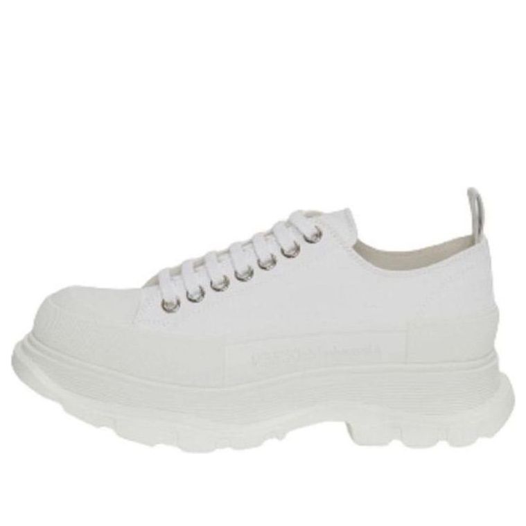 Alexander McQueen Tread Slick Low Lace Up White FW21