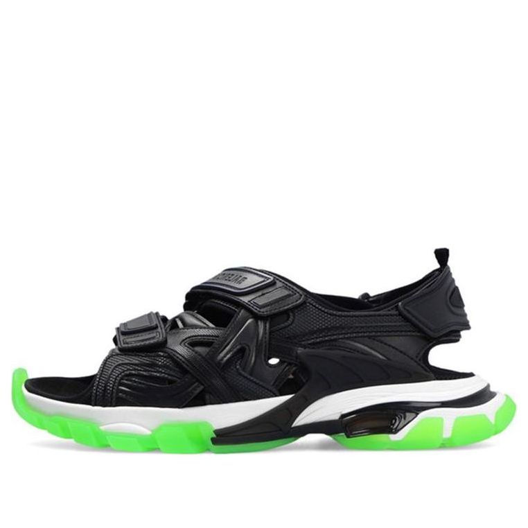 Balenciaga Track Sandal Black White Green