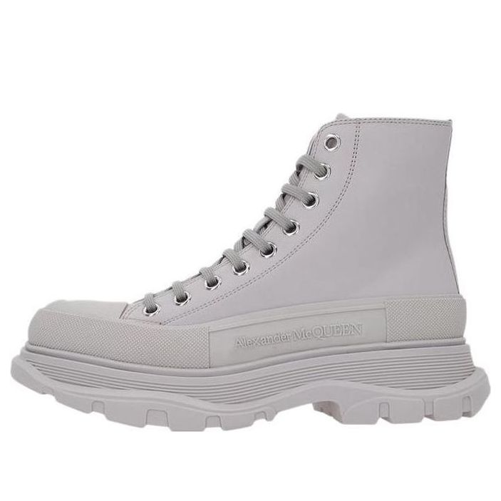 Alexander McQueen Tread Slick Boot Grey (Women's)
