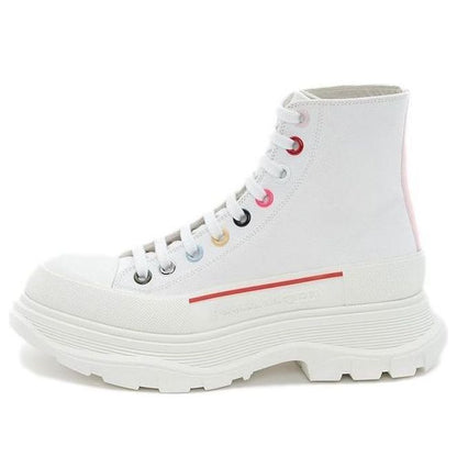 Alexander McQueen Tread Slick Boot White Multicolour (Women's)