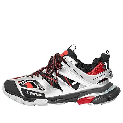 Balenciaga Track Black Red White Silver