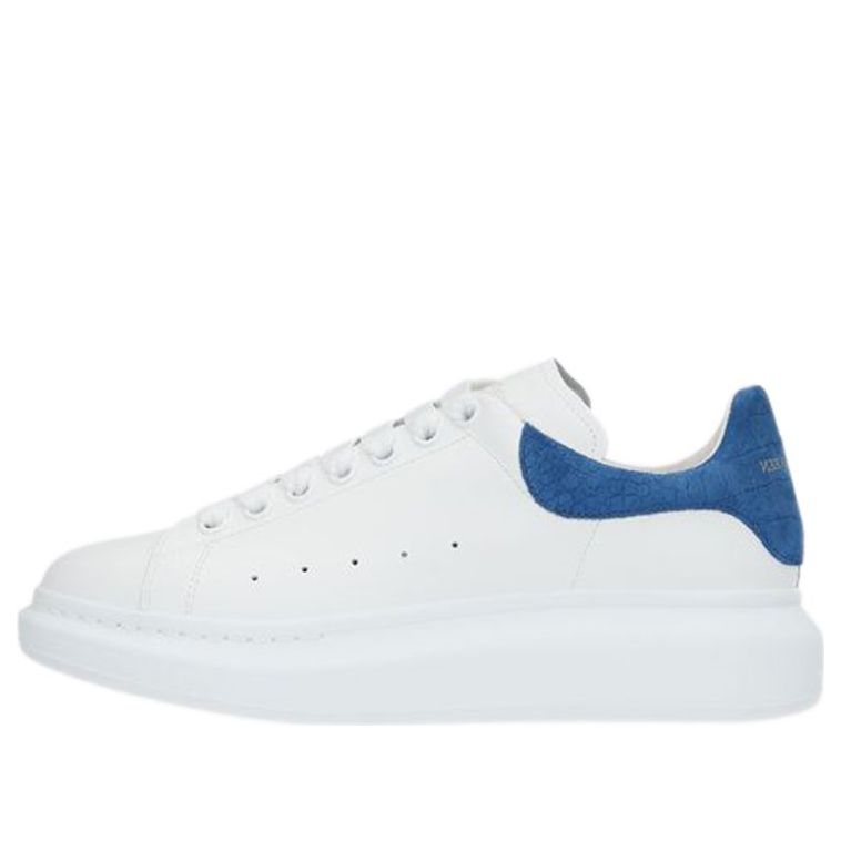 Alexander McQueen Oversized White Blue Croc