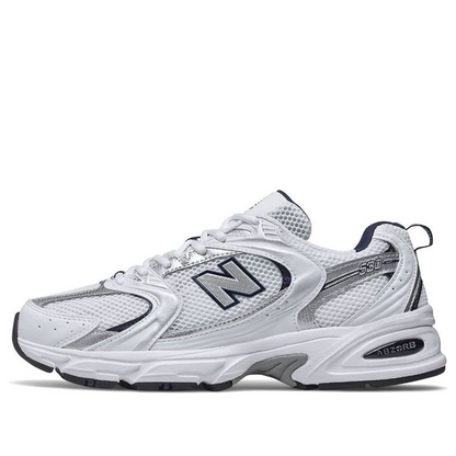 New Balance 530 White Silver Navy