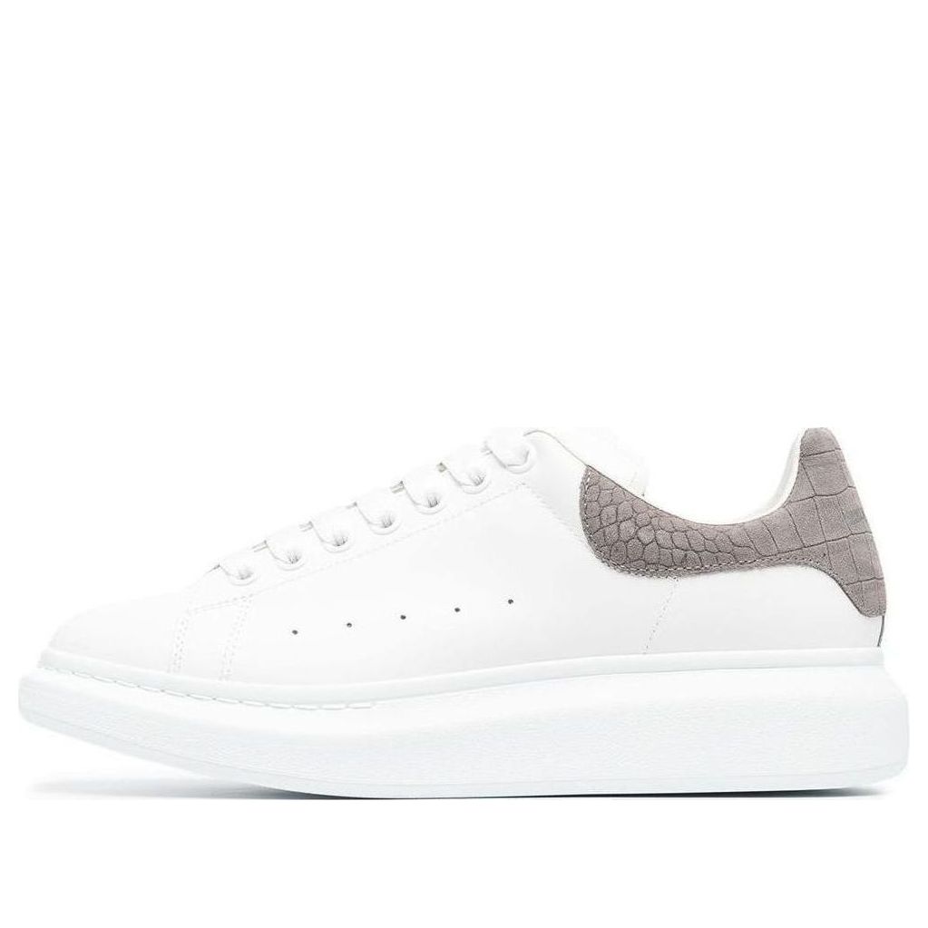 Alexander McQueen Oversized Lead Croc Suede