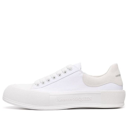 Alexander McQueen Deck Skate Plimsoll Lace-Up White (Women's)