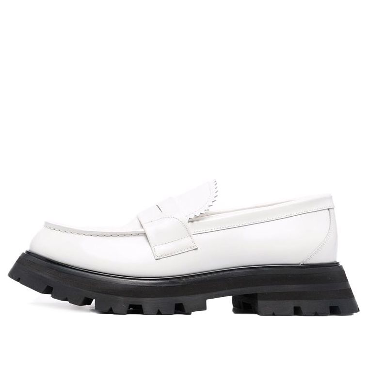 Alexander McQueen Wander Loafer White Black (Women's)