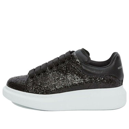 Alexander McQueen Oversized Black Glitter (Women's)