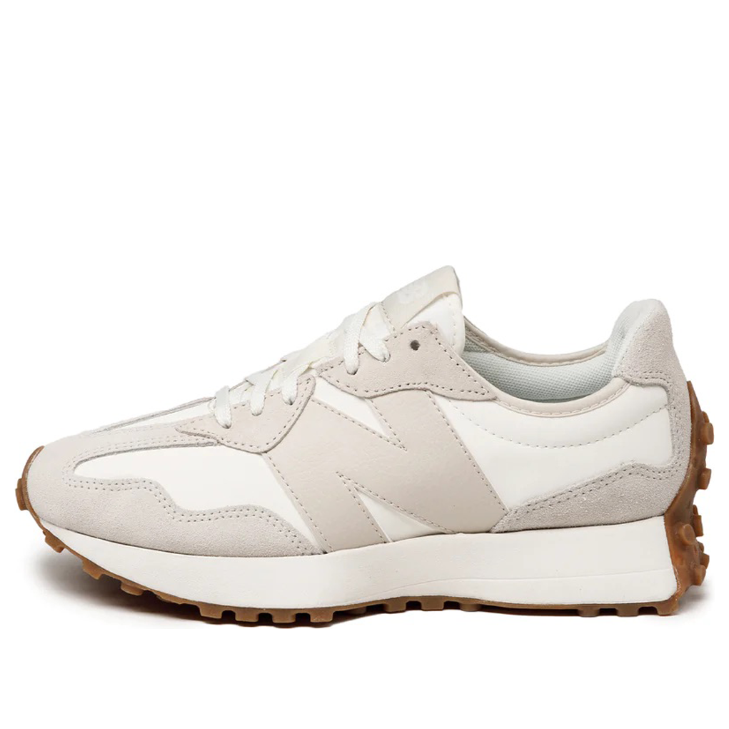 New Balance 327 Beige White Gum Pink (Women's)