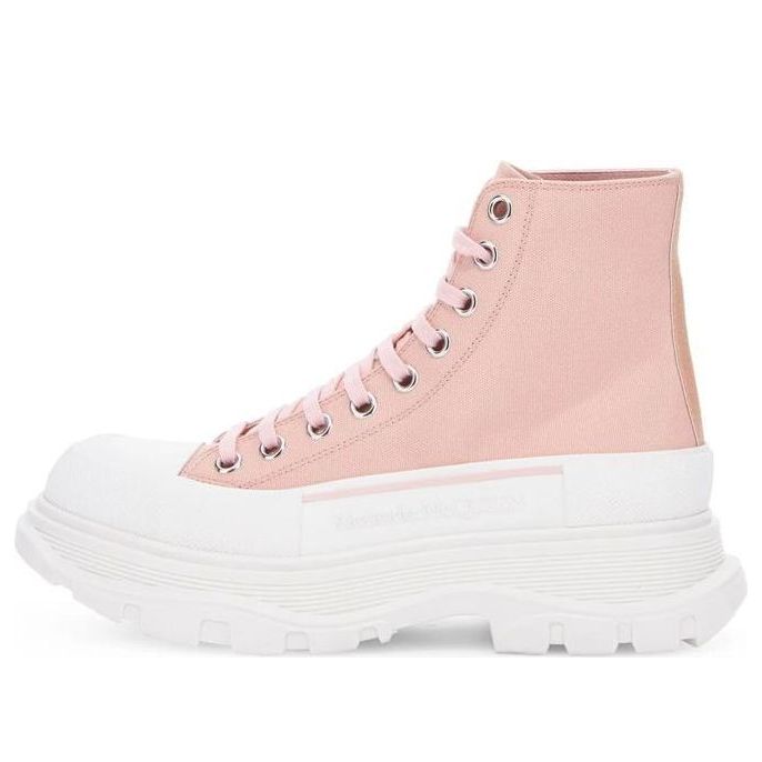 Alexander McQueen Tread Slick Boot Magnolia White (Women's)