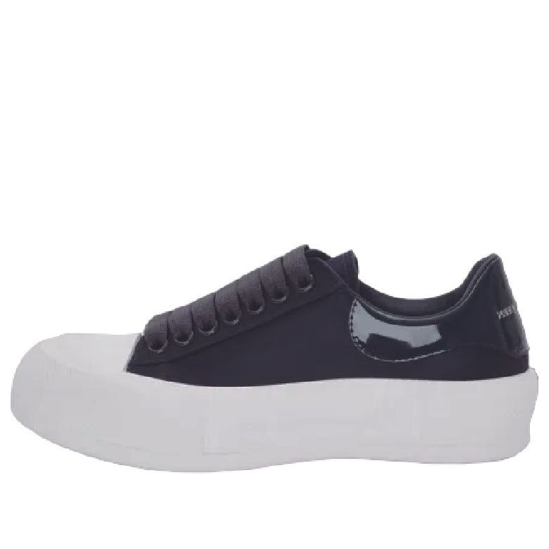 Alexander McQueen Deck Skate Plimsoll Lace-Up Anthracite (Women's)