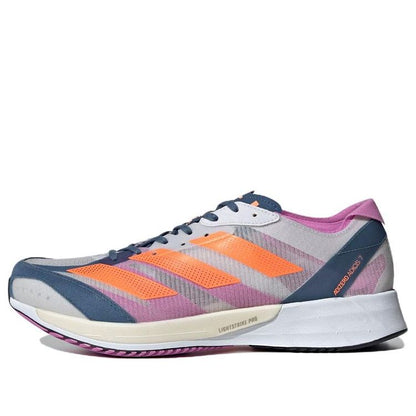 adidas Adizero Adios 7 Dash Grey Solar Orange Wonder Steel