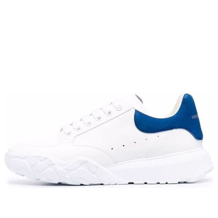 Alexander McQueen Oversized Court White Blue
