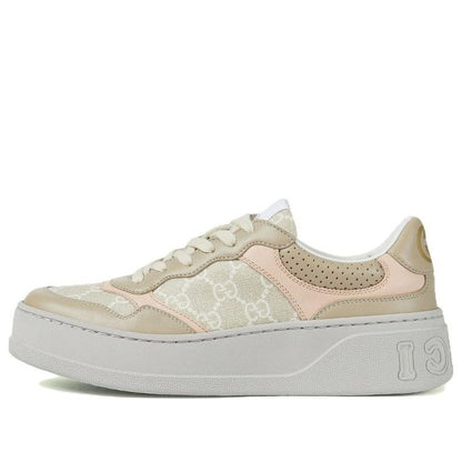 Gucci GG Sneaker Oatmeal Light Pink GG Supreme (Women's)