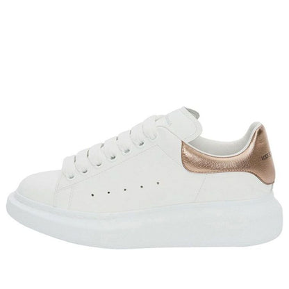 Alexander McQueen Oversized White Rose Gold (Women's)
